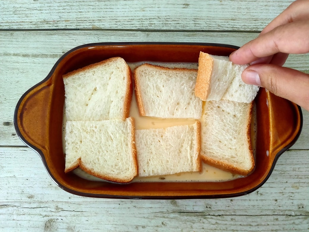 レンジでとろとろフレンチトースト