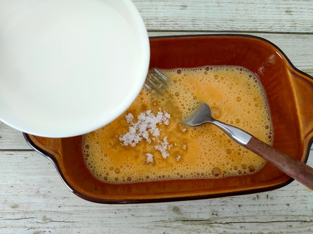 レンジでとろとろフレンチトースト