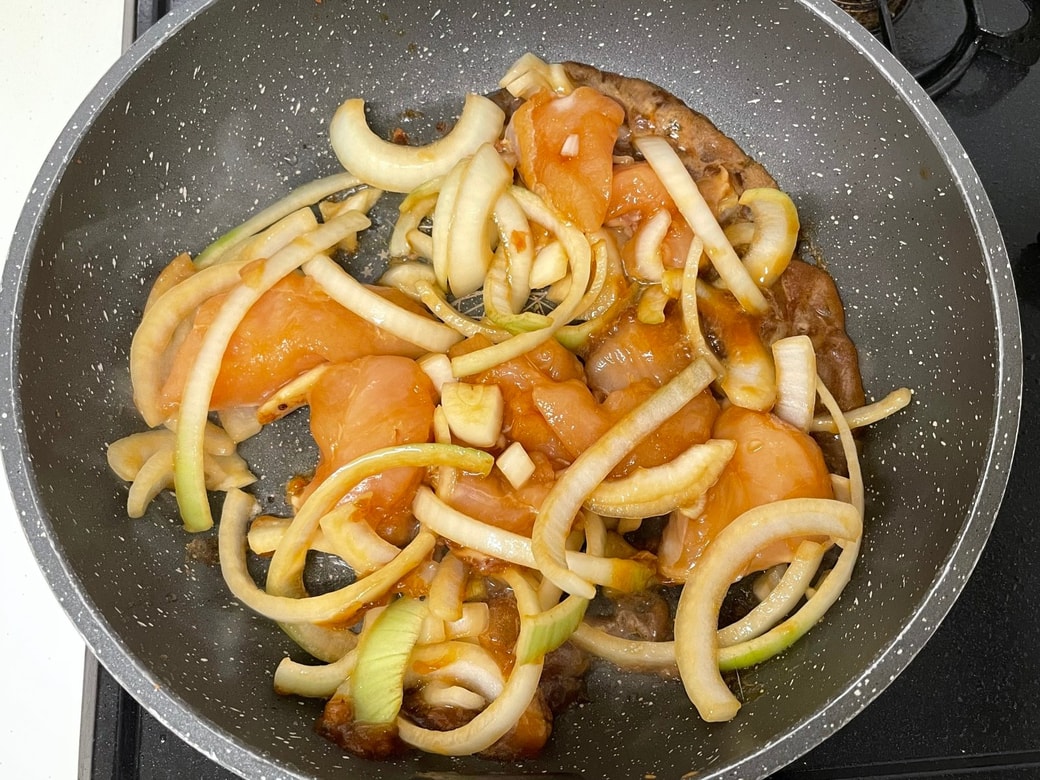 あんかけゴマ照り焼きチキン