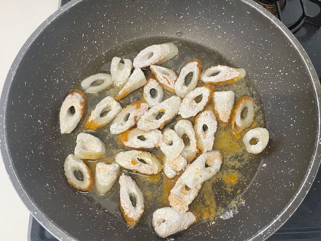 ちくわのカレー唐揚げ