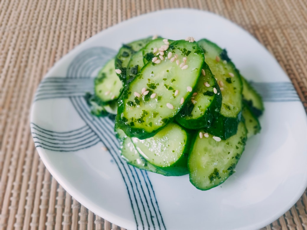 ワカメご飯の素で作るきゅうりの漬物