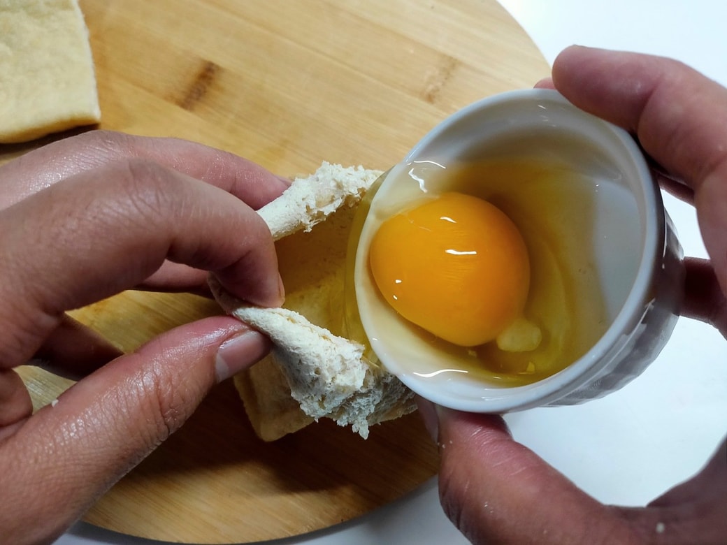 油揚げと卵の甘辛焼き