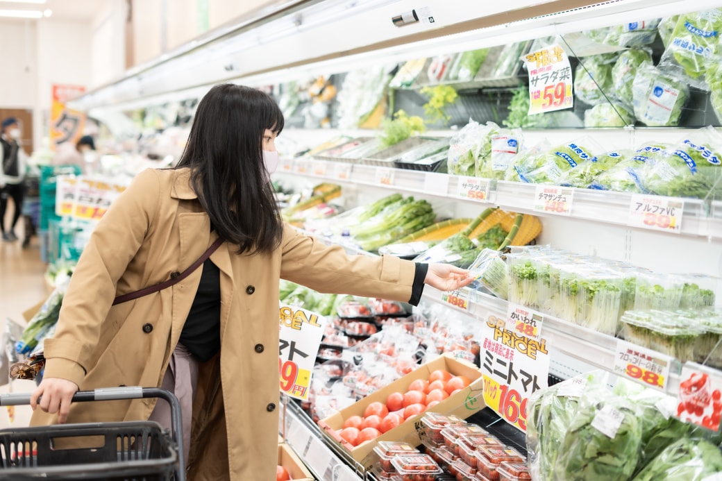 旬・特売で野菜を選び分ける