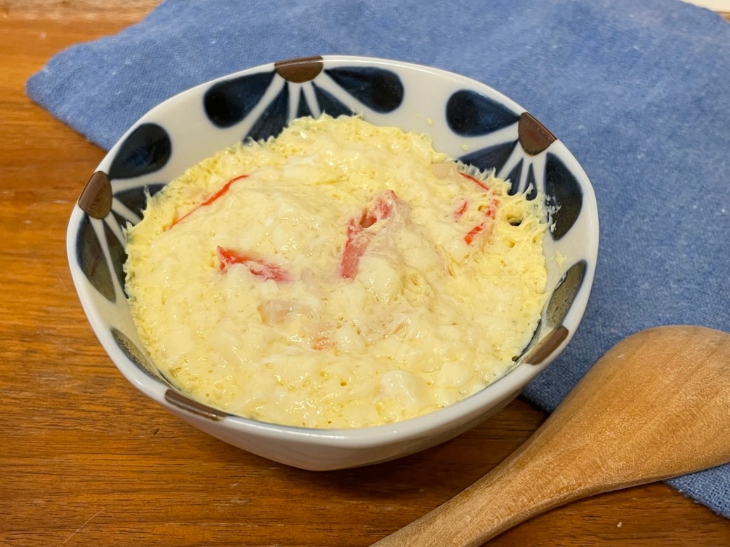 カニカマと豆腐の茶碗蒸し