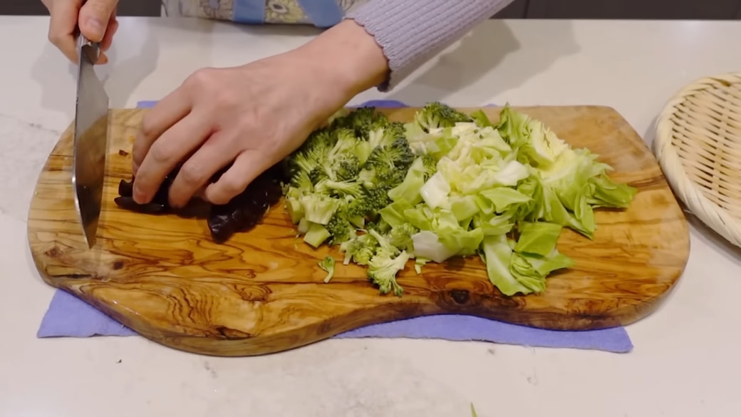 ひと口大にカットした野菜