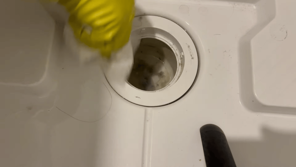封水筒の掃除