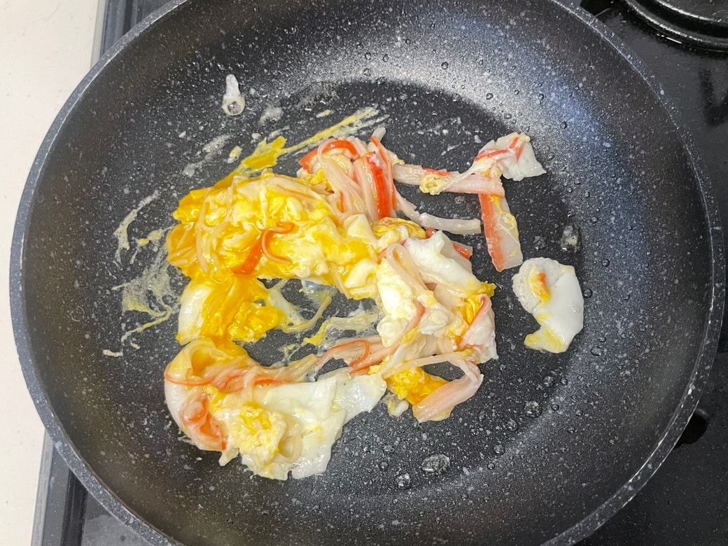 天津飯あんかけ豆腐