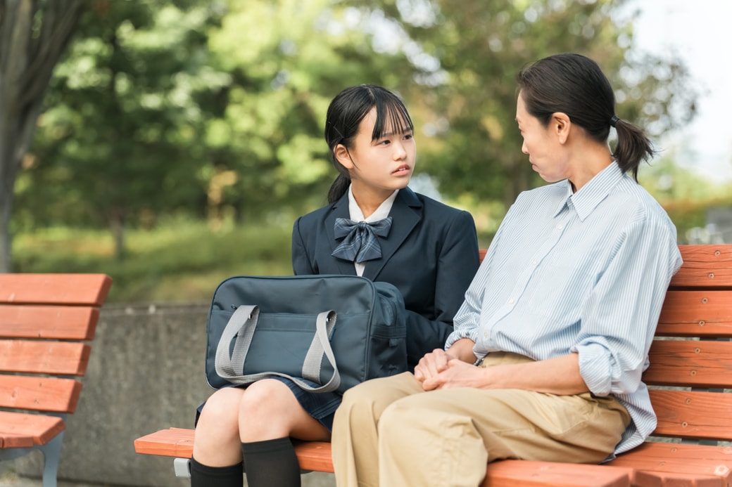 親子で会話する