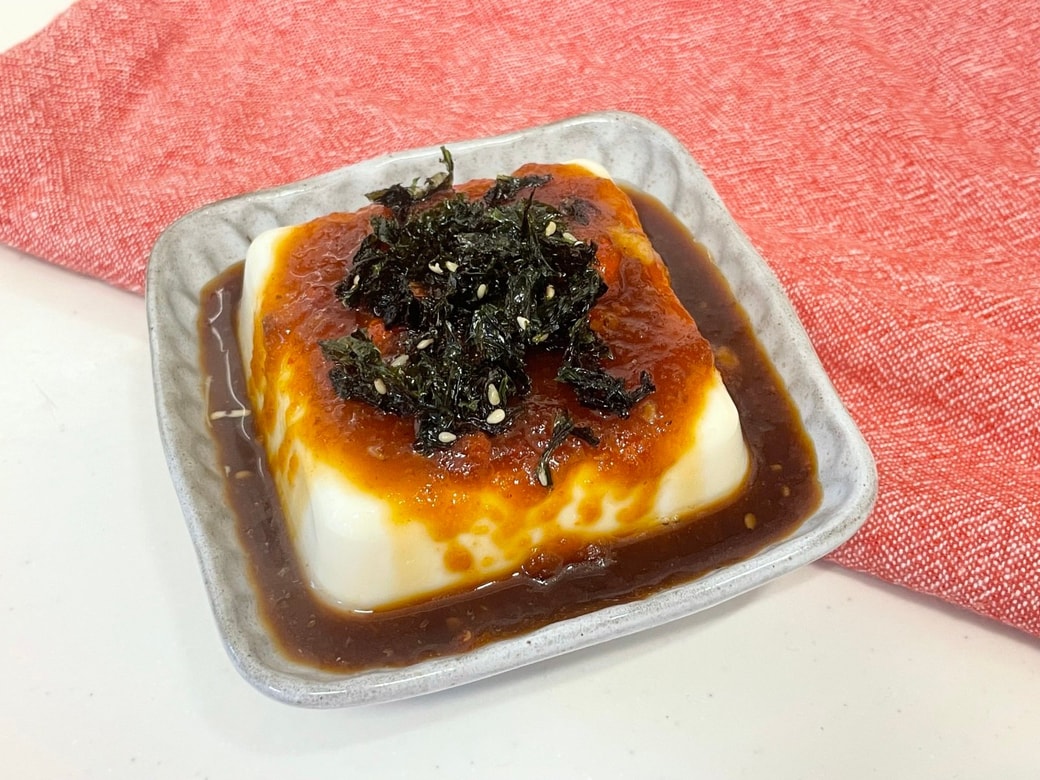 甘辛焼き肉のたれ豆腐