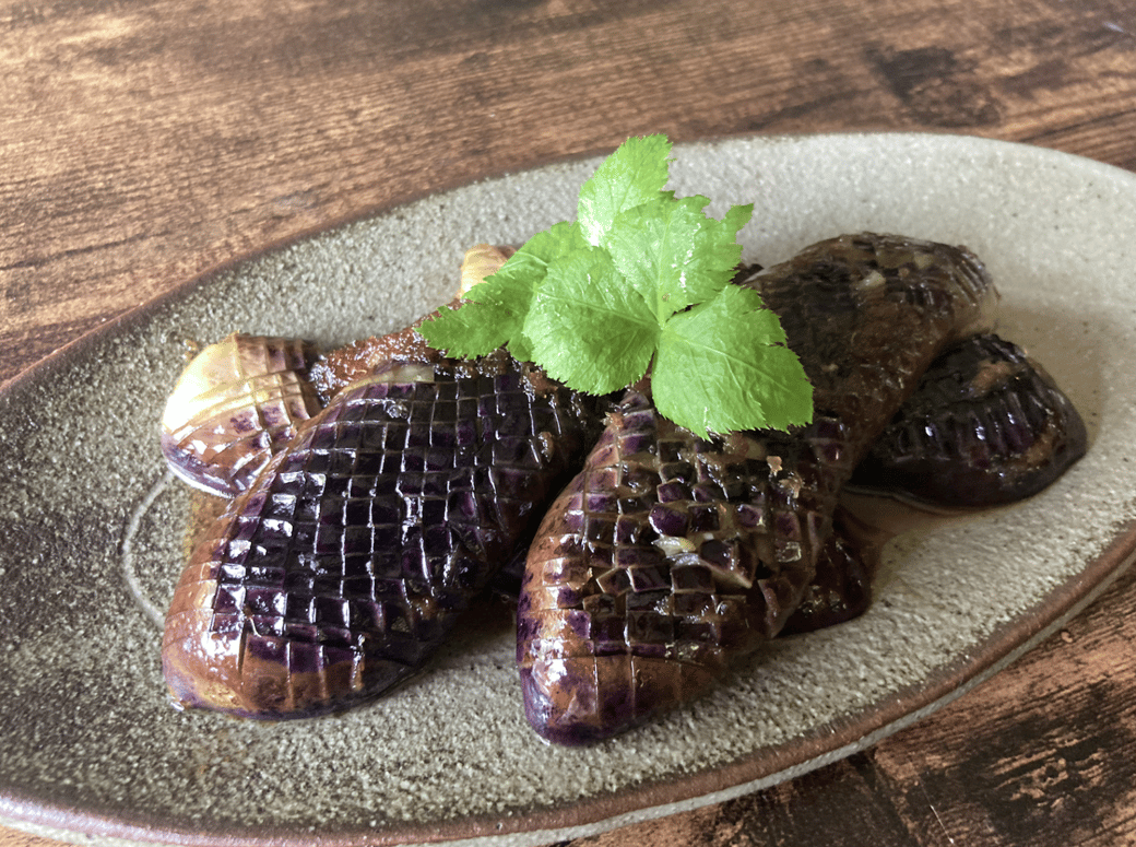 茄子の生姜焼き