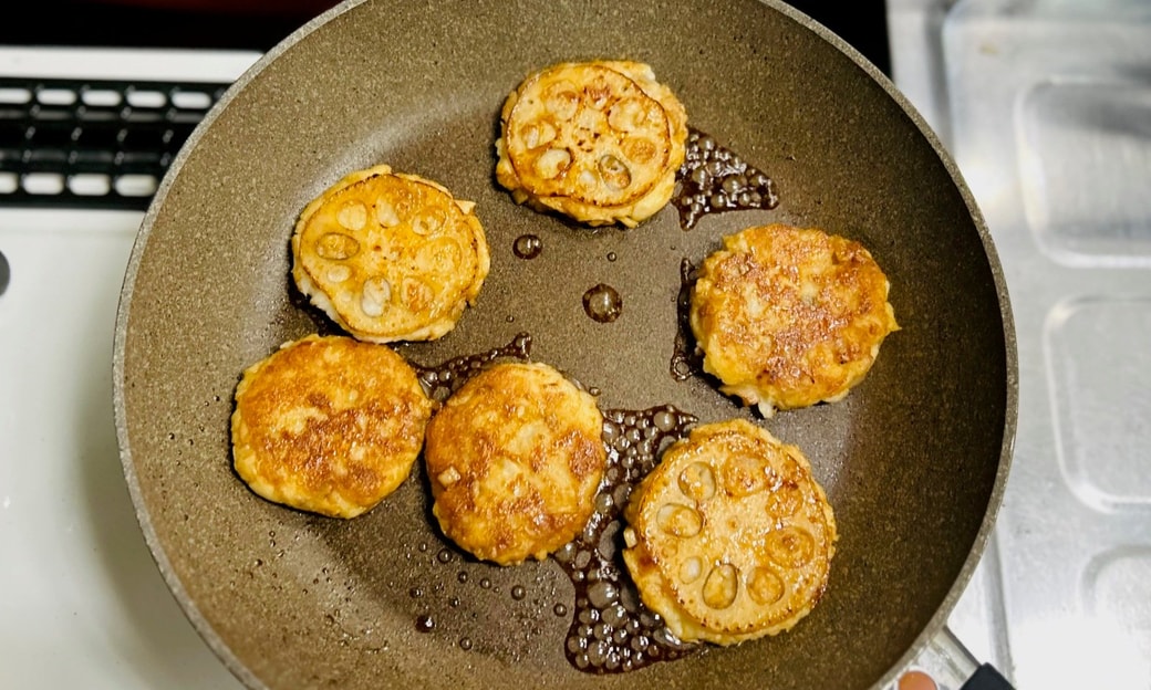 フライパンで焼く