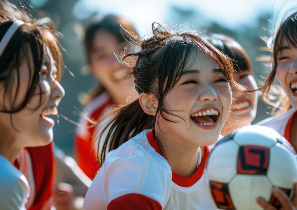 スポーツをする女性