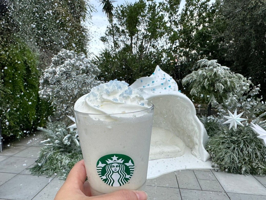 初雪フラペチーノ