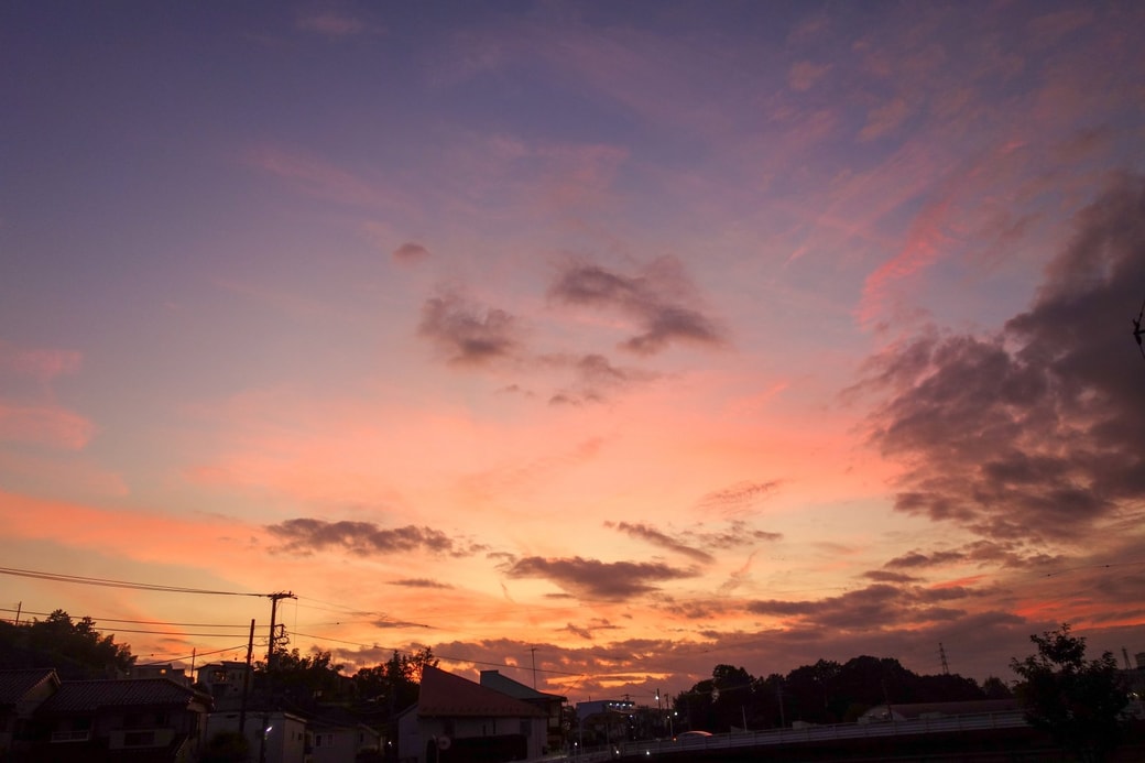 夕方の空