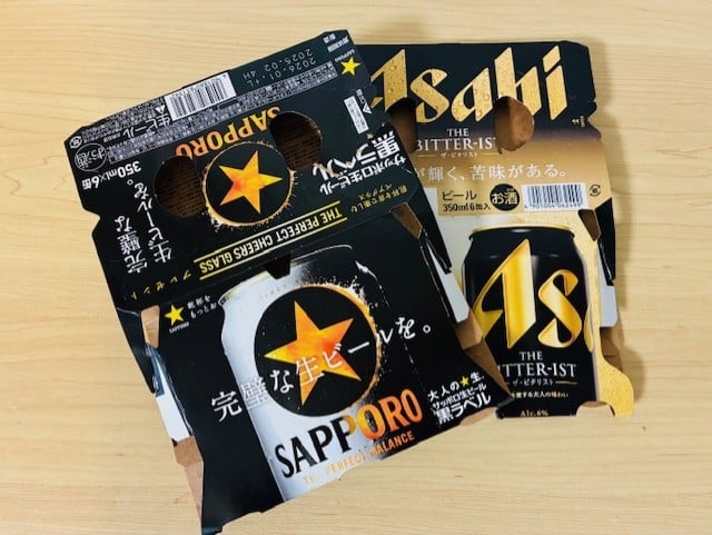 缶ビールのパッケージ