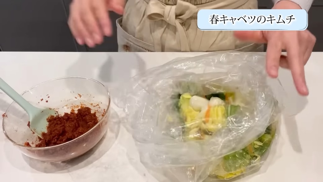 キムチを作る人