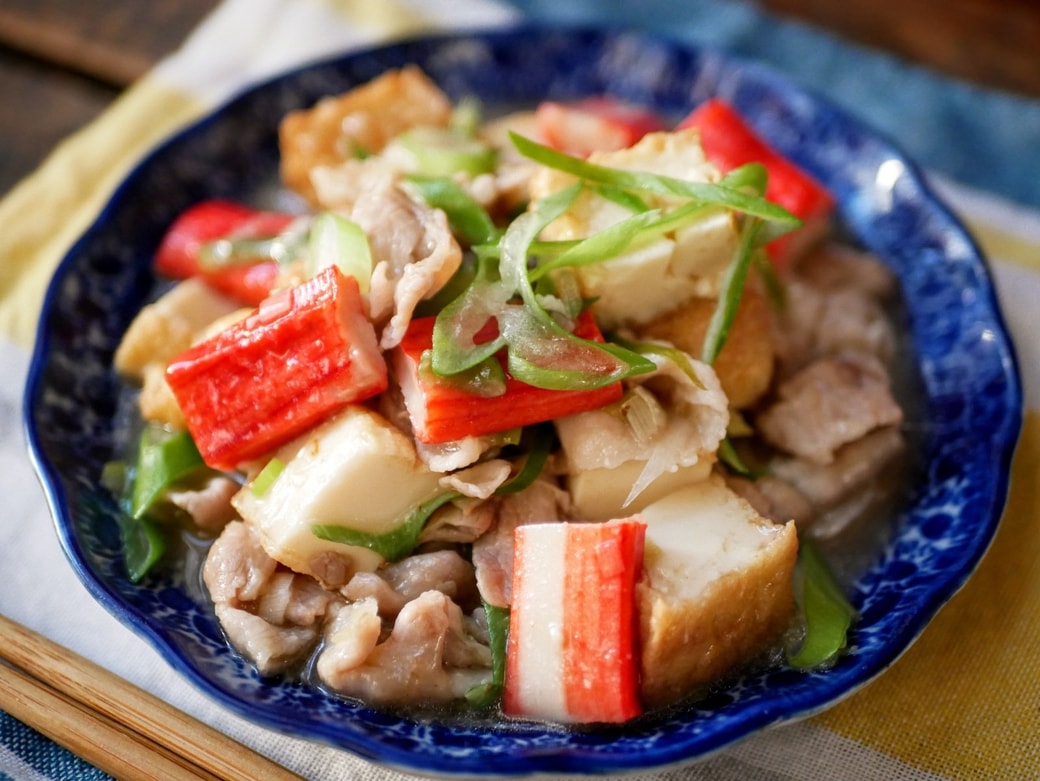 豚肉と厚揚げの炒め煮