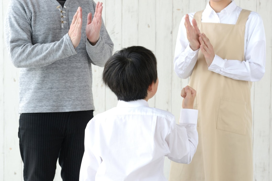 両親に褒められる子ども