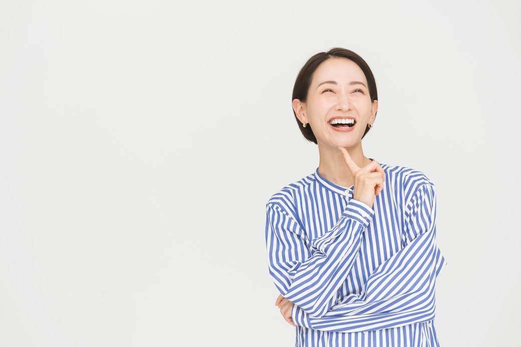 前向きな女性