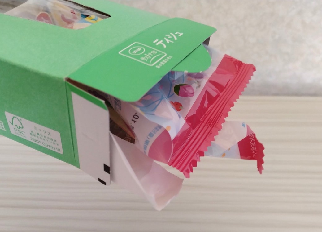 箱をさかさに