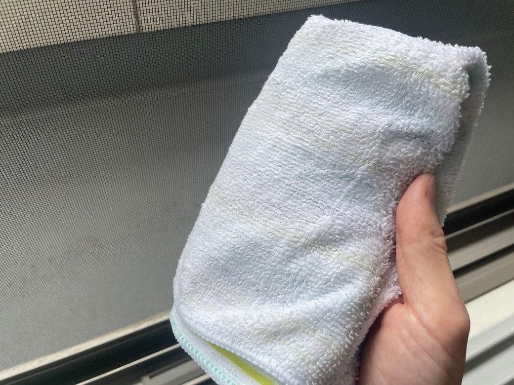 タオルが汚れたら面を変える