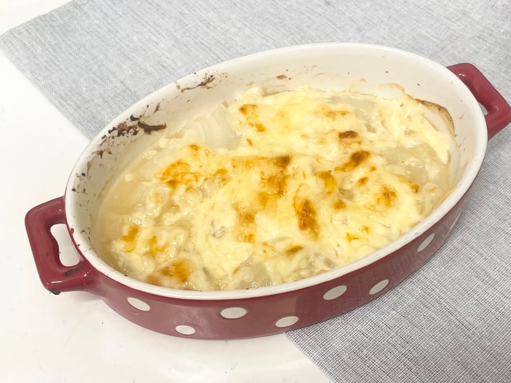 新玉ねぎ味噌チーズ焼き