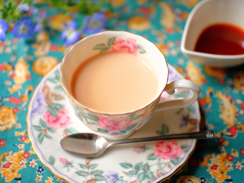 紅茶のミルクプリン