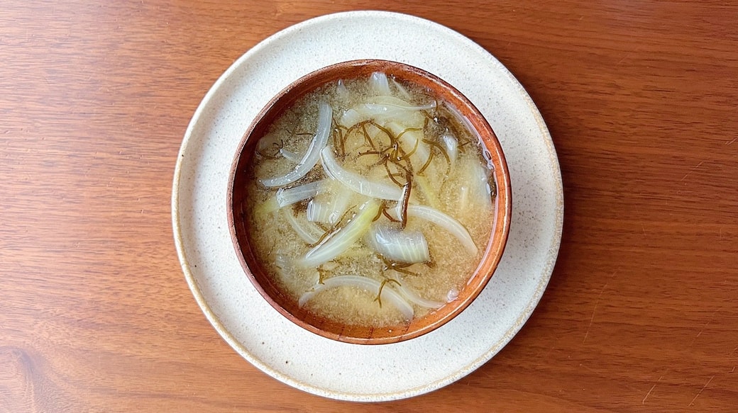 新玉ねぎみそ汁