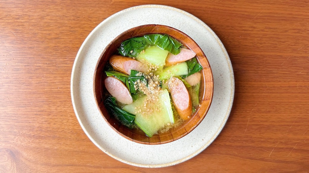 青梗菜みそ汁