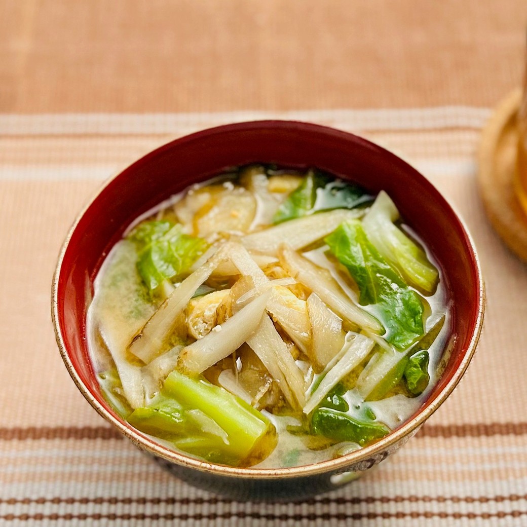 新ごぼうのみそ汁