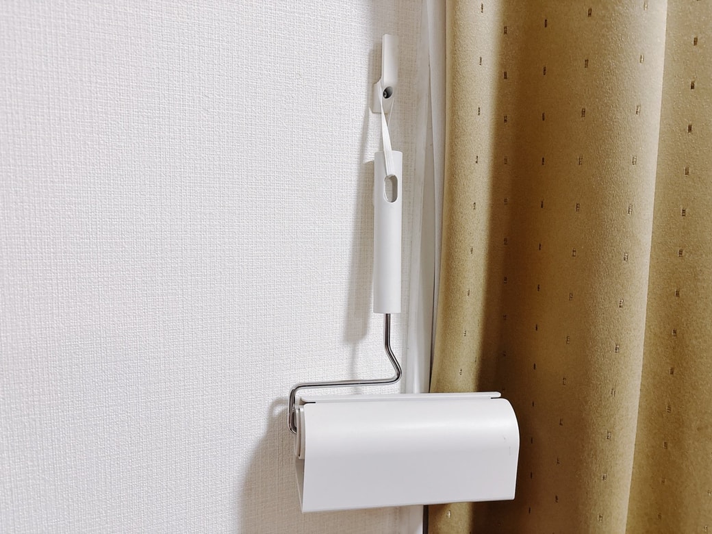 粘着シートクリーナーをかける