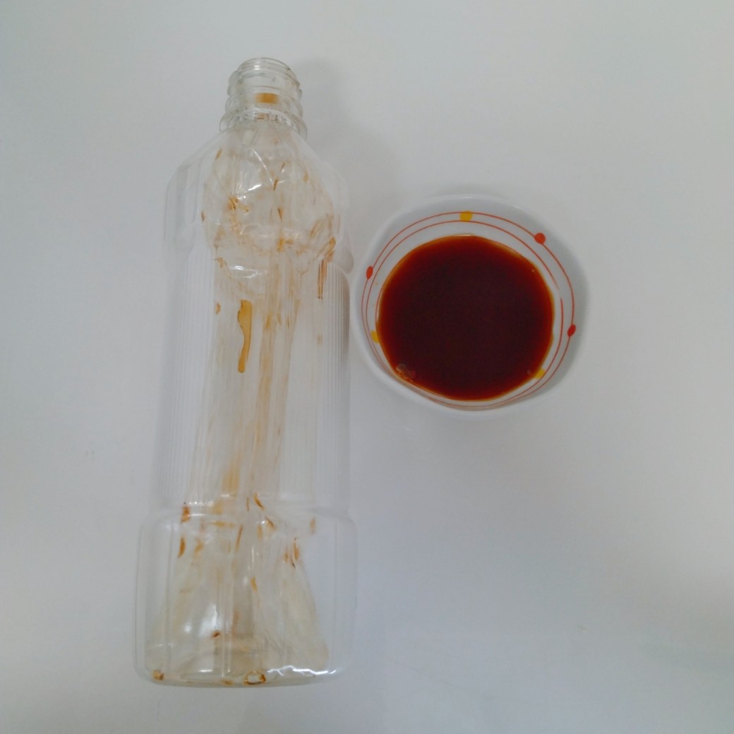 密封ボトルのしょうゆ