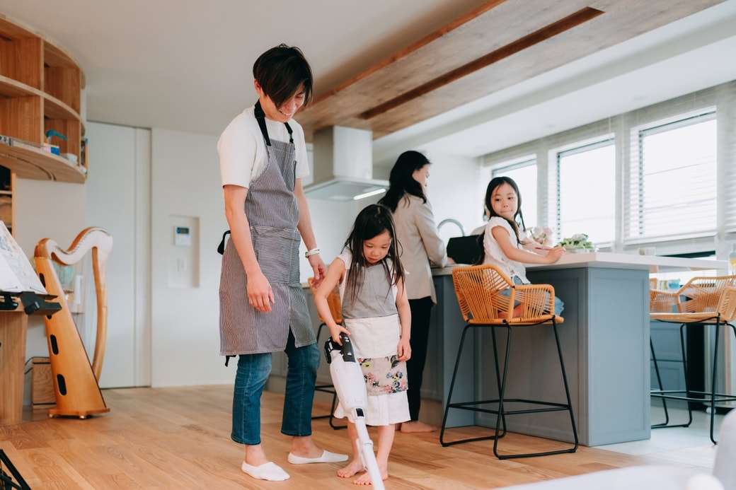 家族で家事分担イメージ