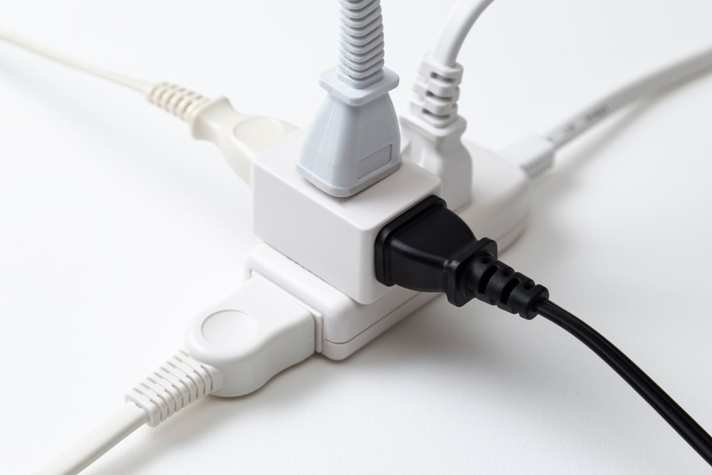 電源タップをつける