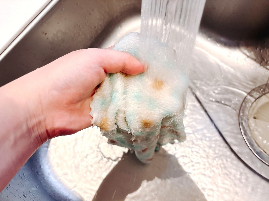 しっかり水洗いする