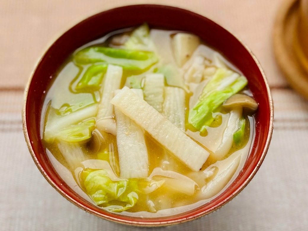 長芋のみそ汁