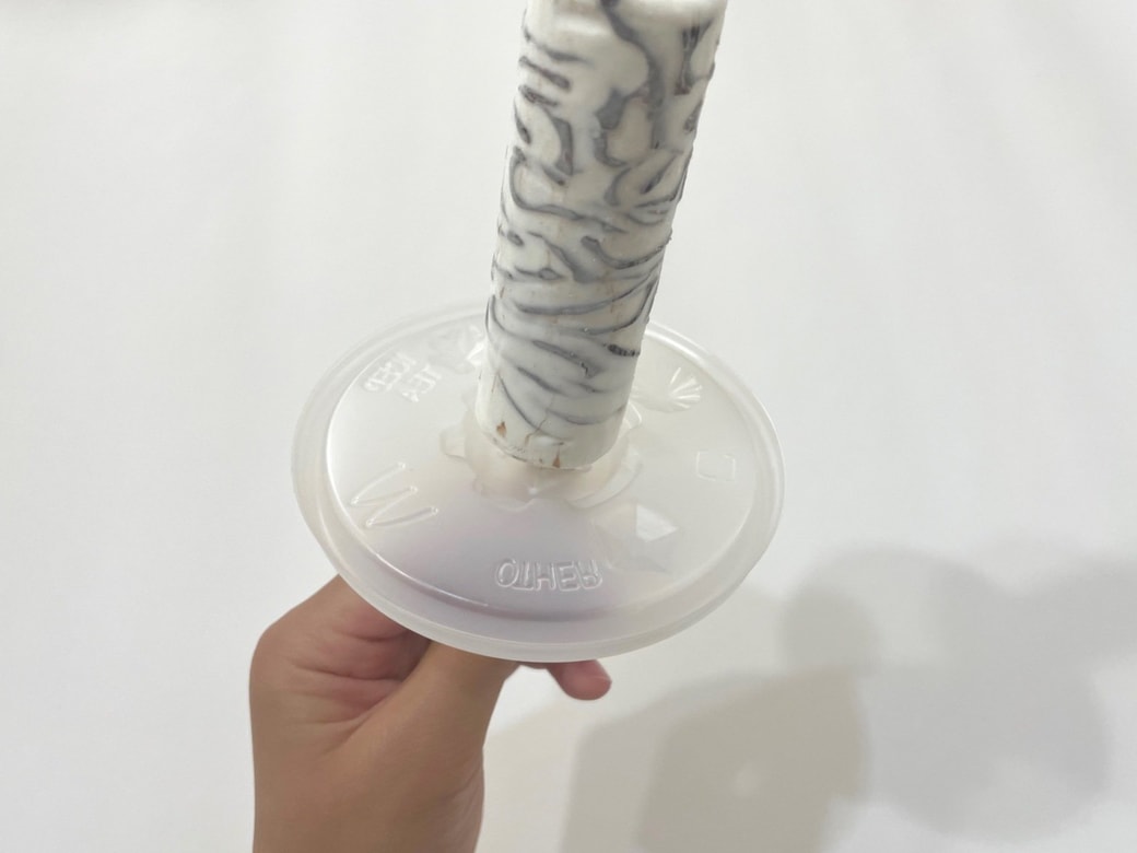 アイスの食べこぼし防止に活用