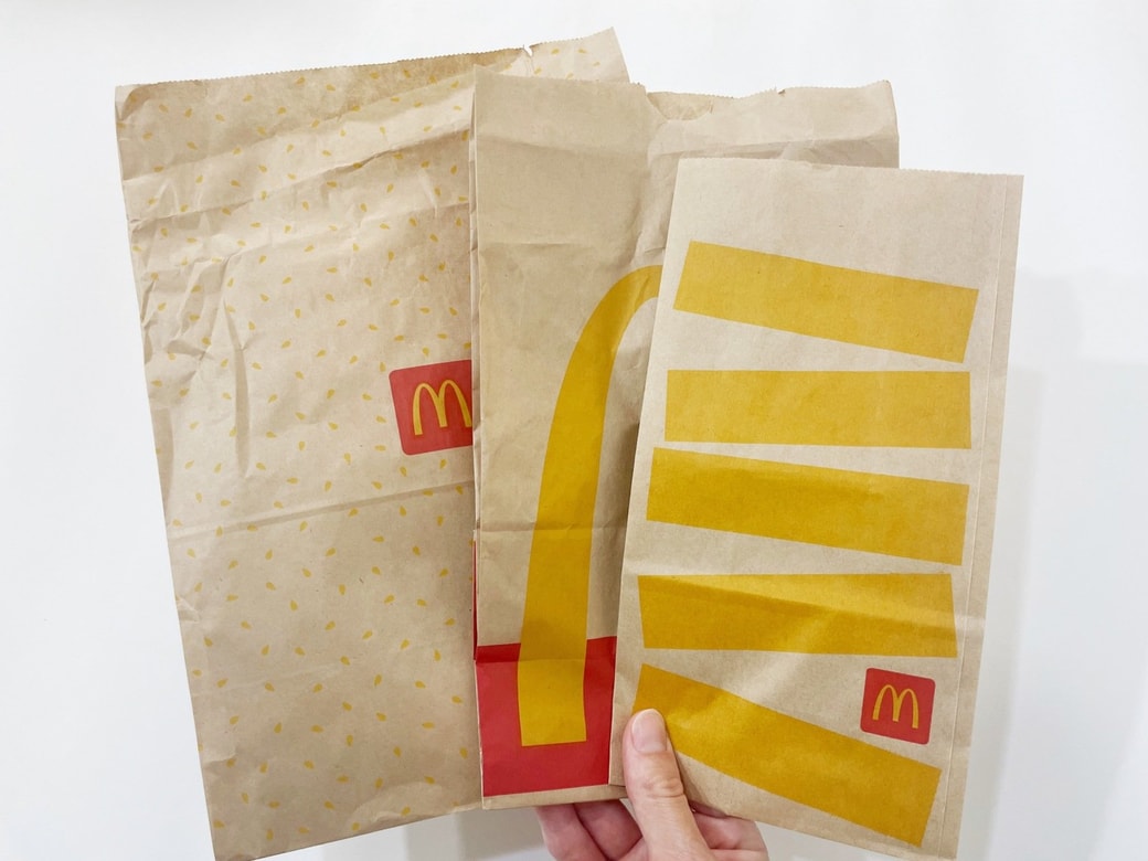 捨てたらもったいないマクドナルドの「紙袋」