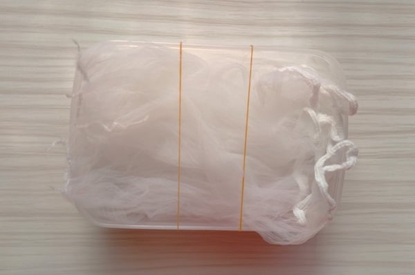 水切りネットをセットする