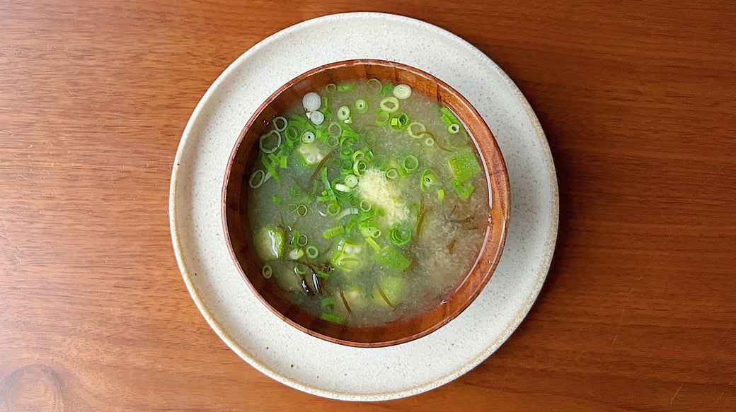 オクラみそ汁