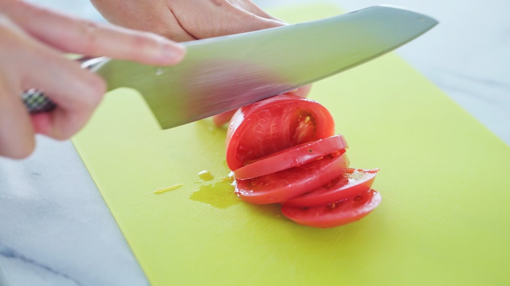 野菜を切るところ