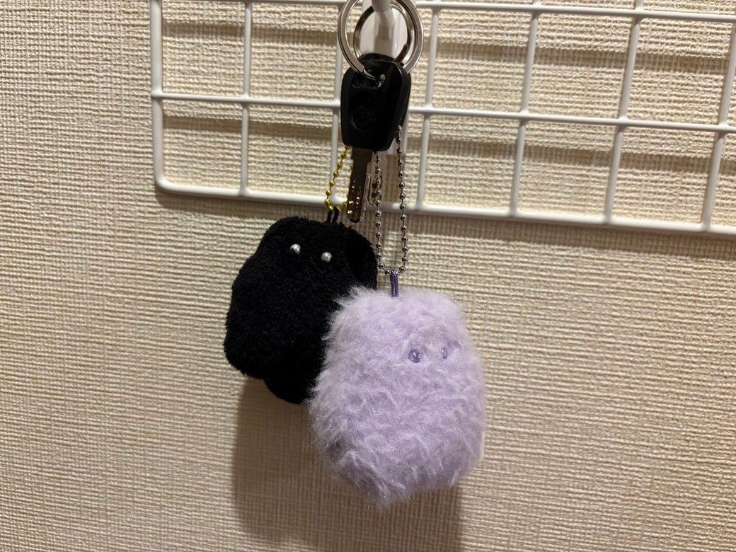 大きすぎるマスコットをつけたカギ