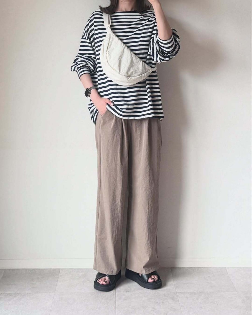 ゆるシルエットでこなれた大人カジュアルに。