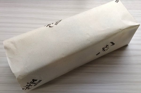 牛乳パックにカバーをつけたところ