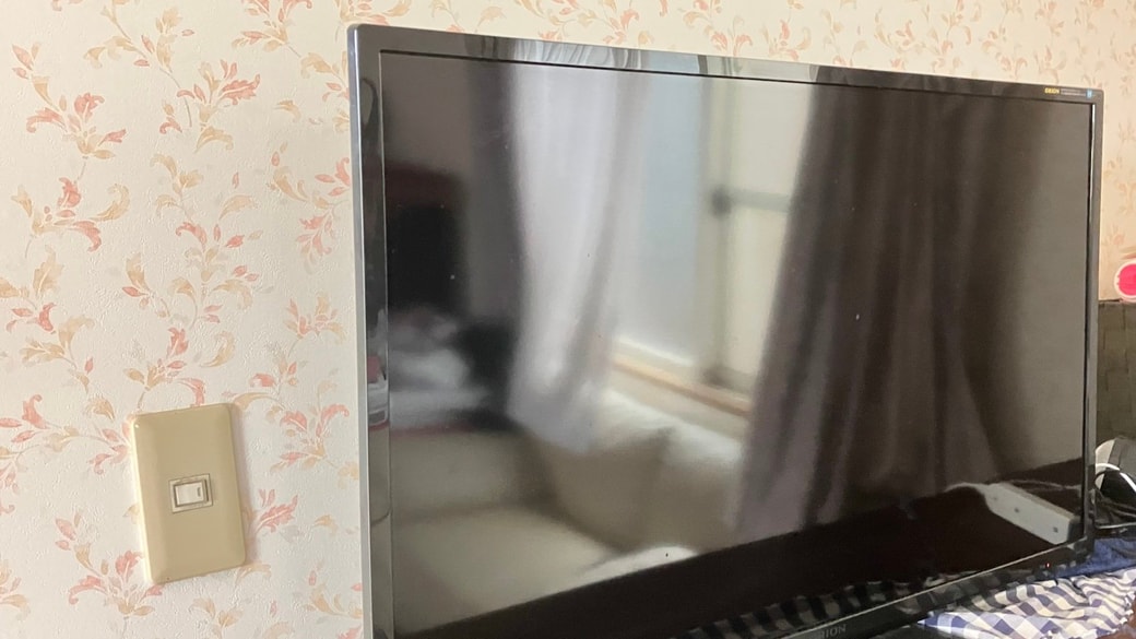 きれいになったテレビ画面