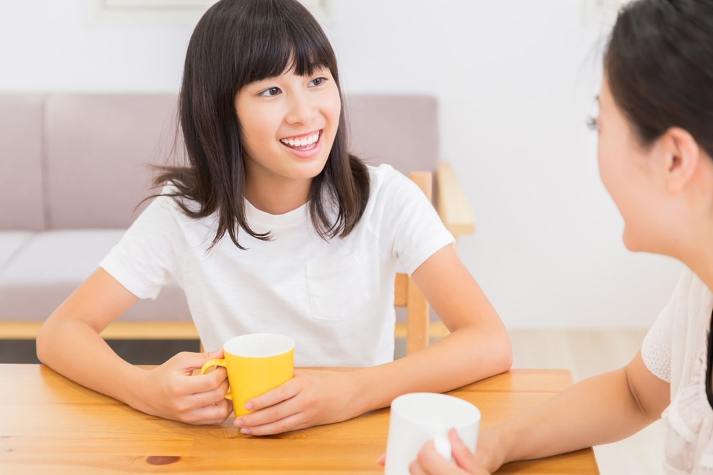 笑顔の女の子