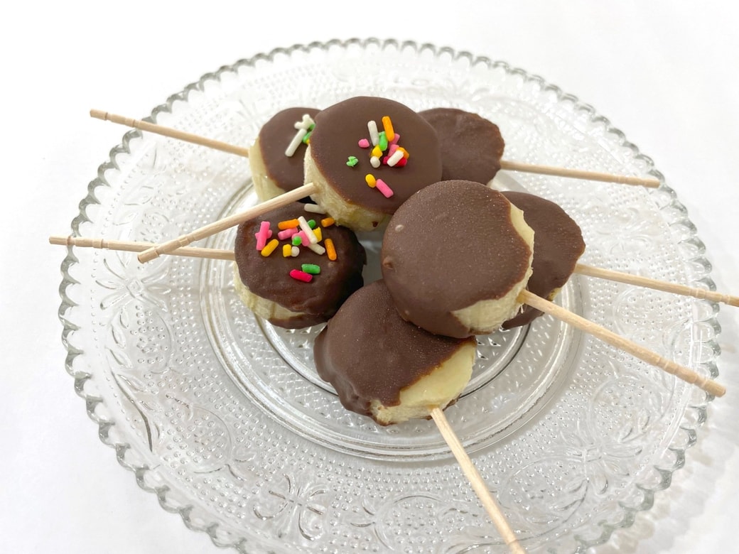 ミニチョコバナナの完成