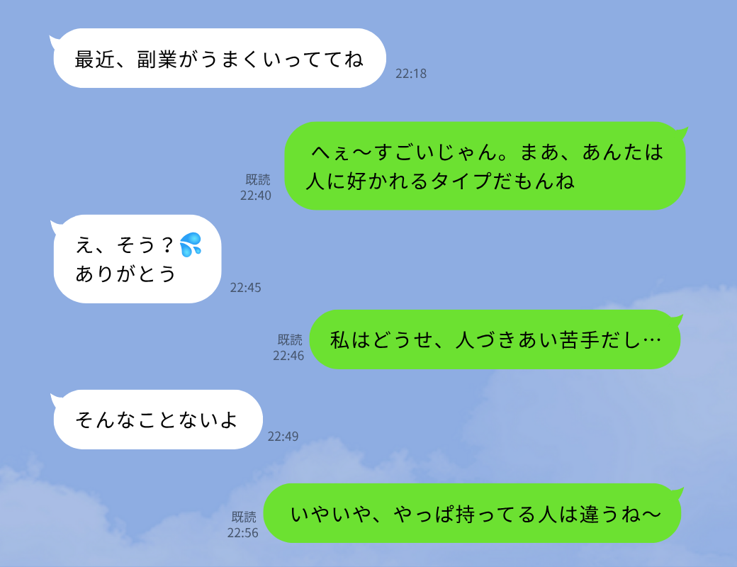 友人との会話