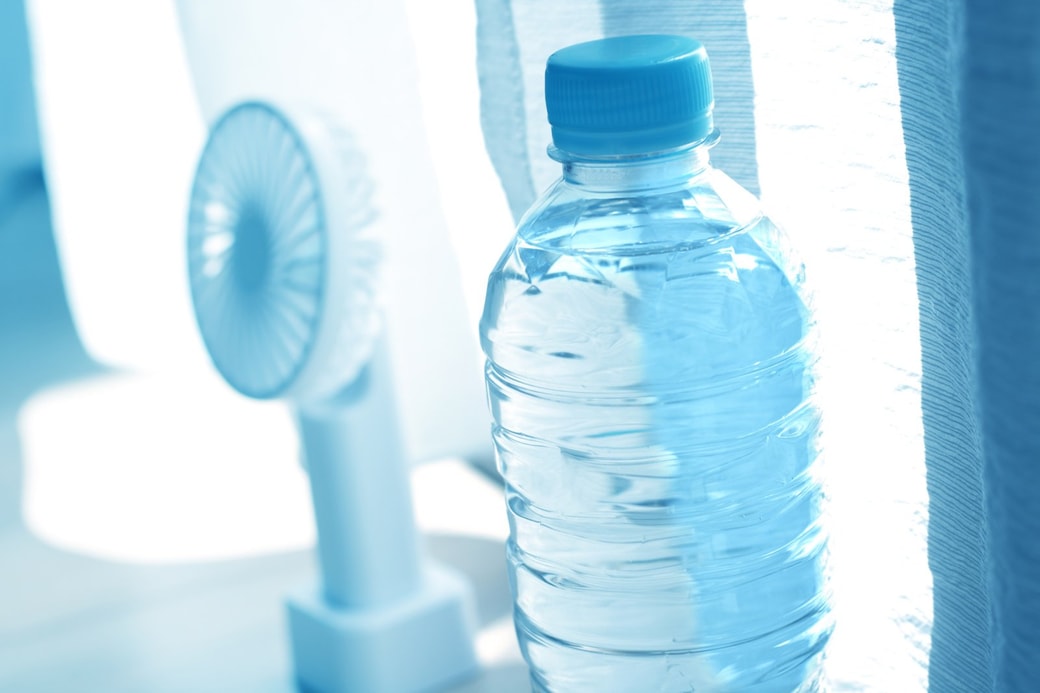 水をかけながら使用