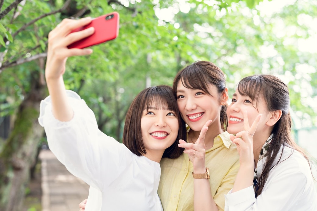 写真を撮る人